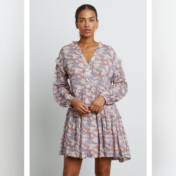 Rails Poppie Dress - Pink Jasmine Size M - Picture 1 of 14